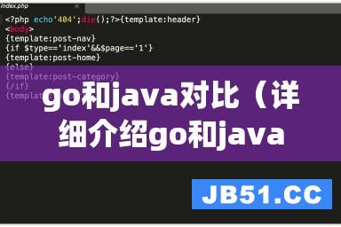 go和java对比（详细介绍go和java的异同）